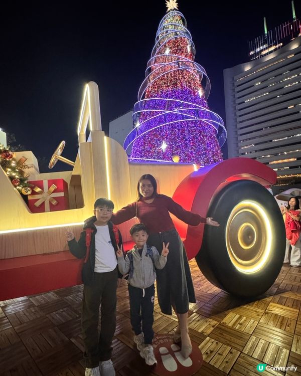 聖誕燈飾打卡攻略📸！中環勁靚🤩！一家大細去邊好？🎄✨