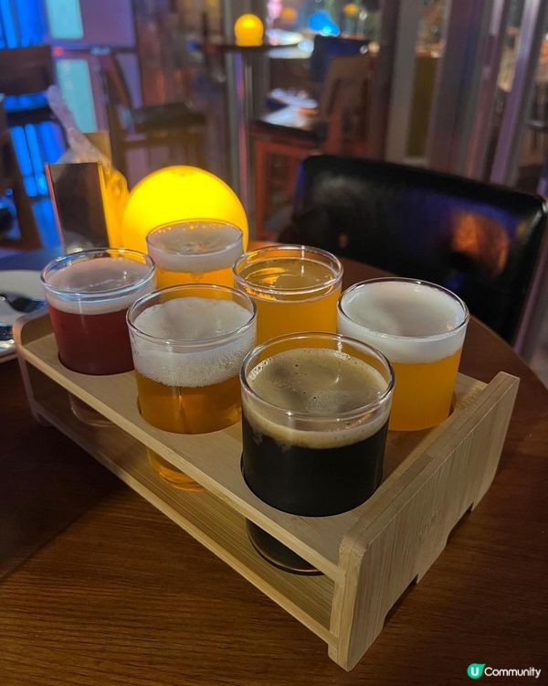 手工啤酒品鑑套餐🤤！