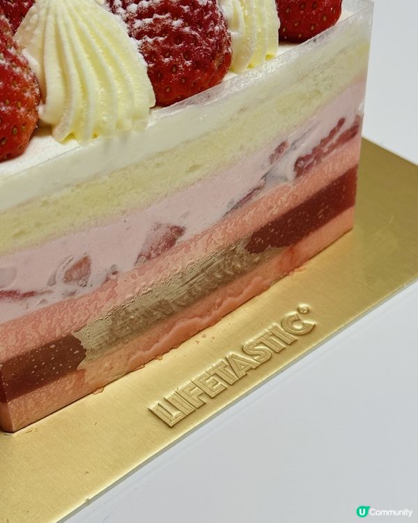 聖誕限定士多啤梨蛋糕！🍓 法式忌廉超正！😋