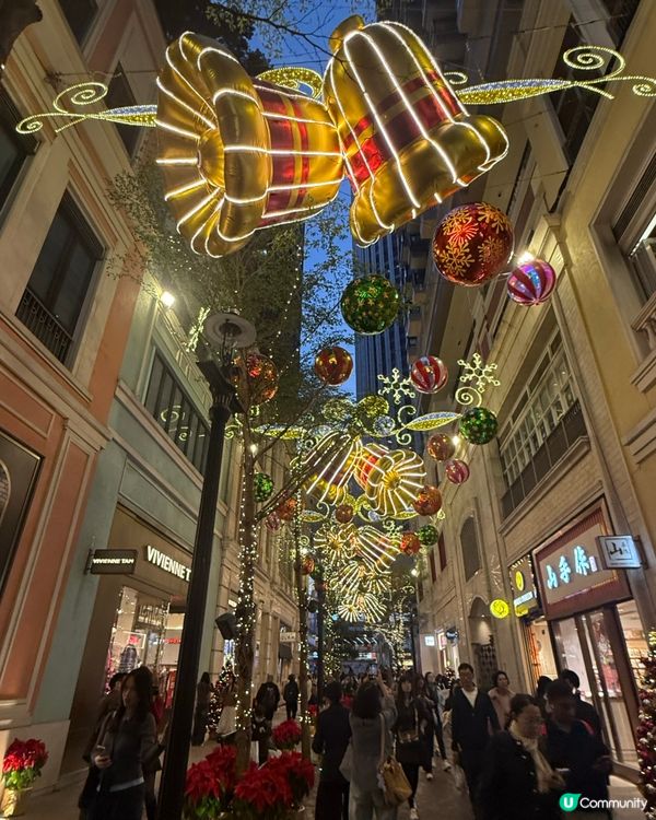 今年囍匯嘅聖誕裝飾真係好有氣氛 🎄