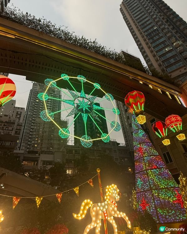 今年囍匯嘅聖誕裝飾真係好有氣氛 🎄