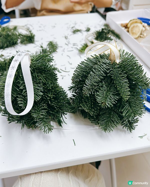 從零開始砌聖誕樹！新鮮松枝＋熱熔槍＝超有成就感🎄🔥