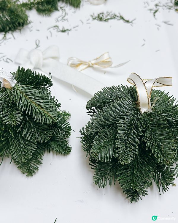 從零開始砌聖誕樹！新鮮松枝＋熱熔槍＝超有成就感🎄🔥