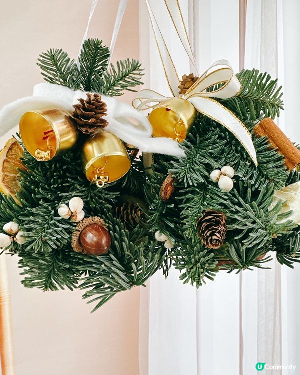 從零開始砌聖誕樹！新鮮松枝＋熱熔槍＝超有成就感🎄🔥