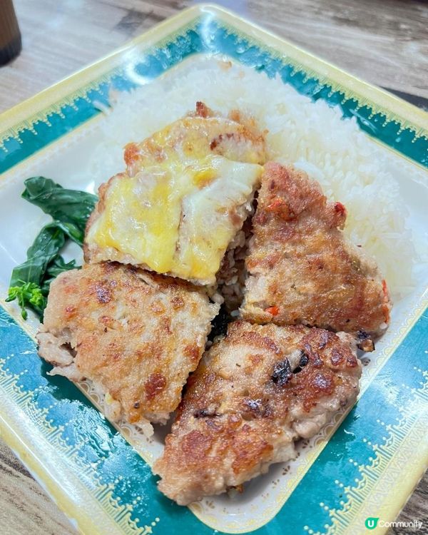 大熱肉餅飯