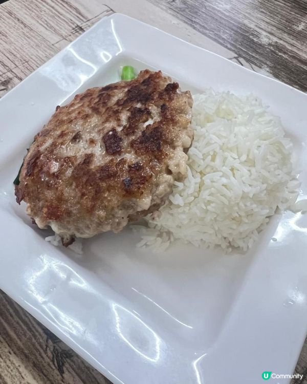 大熱肉餅飯