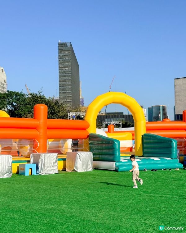 【親子必去！西九夢幻充氣樂園開幕🎉】