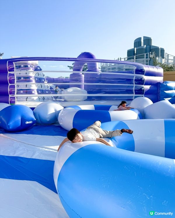 【親子必去！西九夢幻充氣樂園開幕🎉】