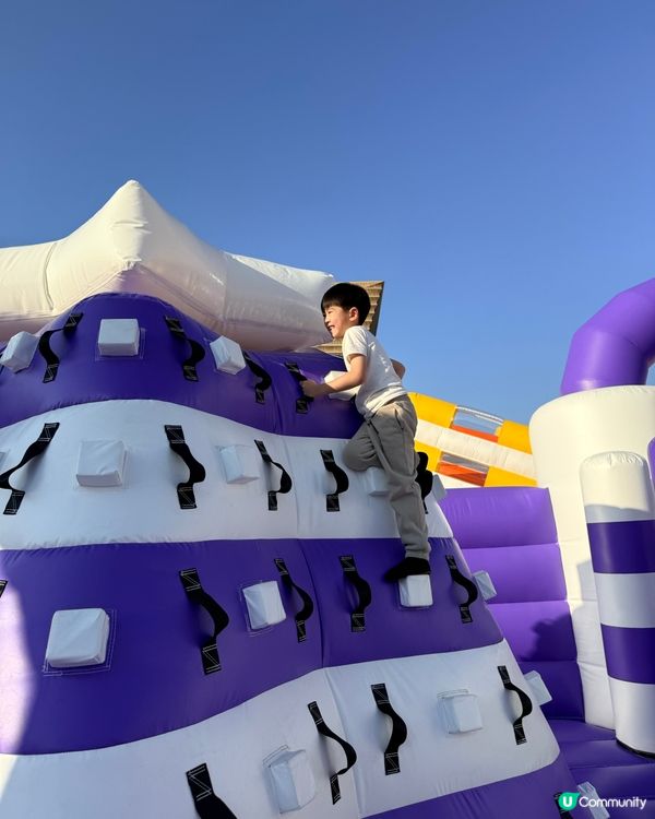 【親子必去！西九夢幻充氣樂園開幕🎉】