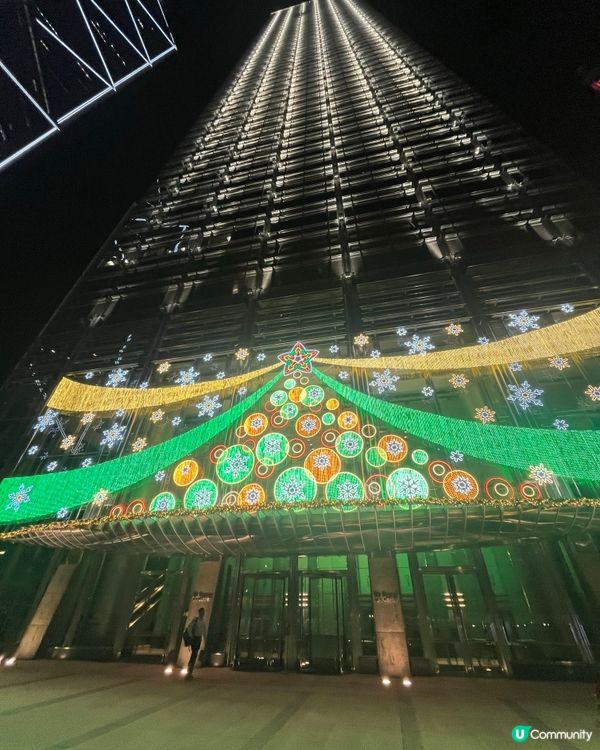 中環皇后像廣場的聖誕佈置