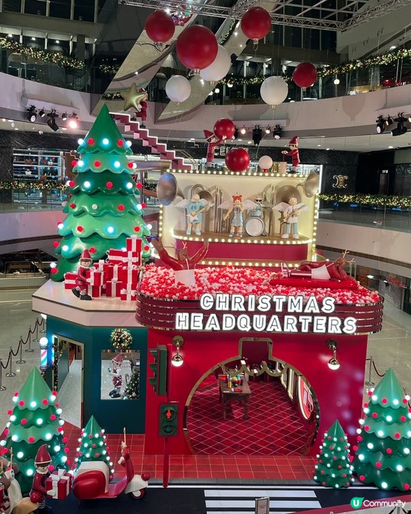 中環皇后像廣場的聖誕佈置