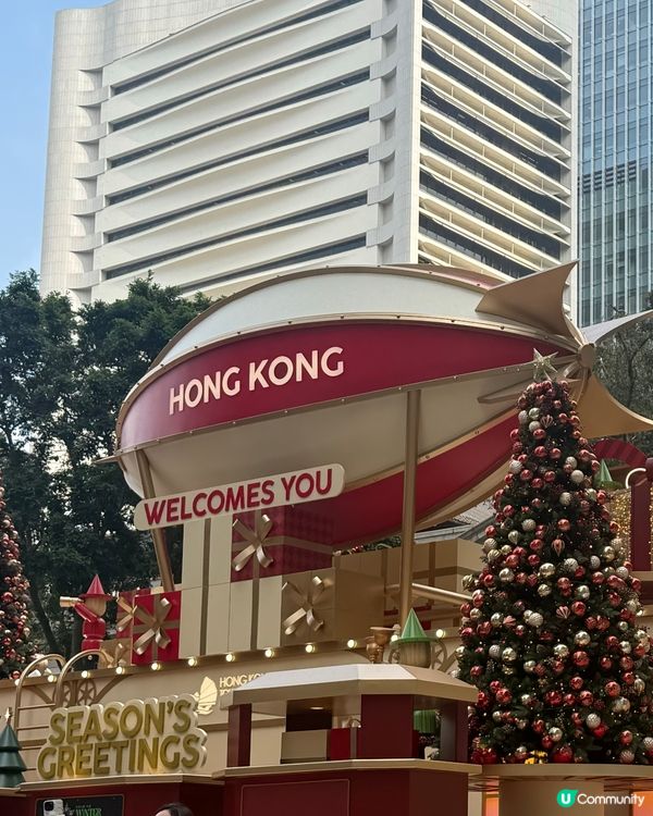 🎄 皇后像廣場聖誕亮點：冬日小鎮小木屋市集🎄