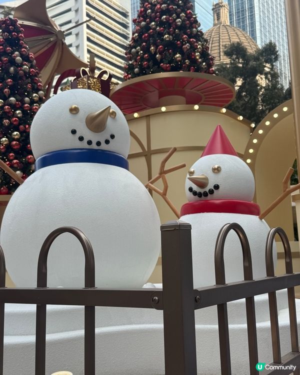 🎄 皇后像廣場聖誕亮點：冬日小鎮小木屋市集🎄