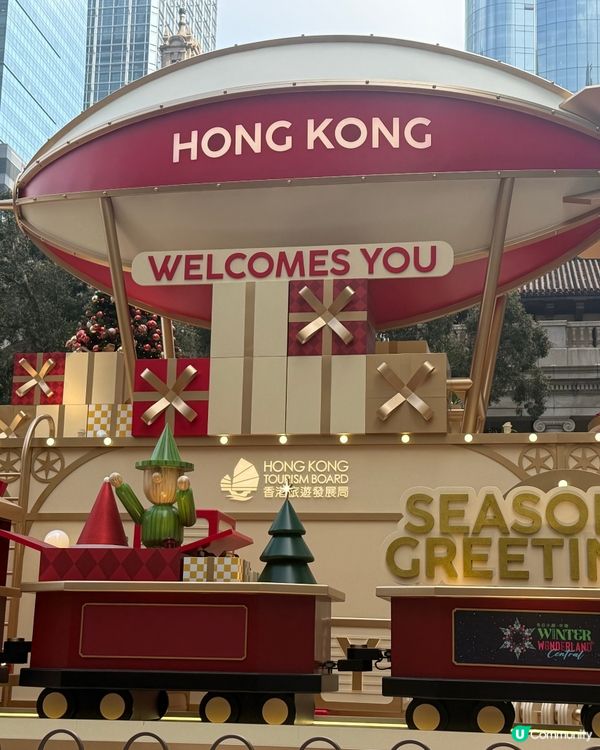 🎄 皇后像廣場聖誕亮點：冬日小鎮小木屋市集🎄