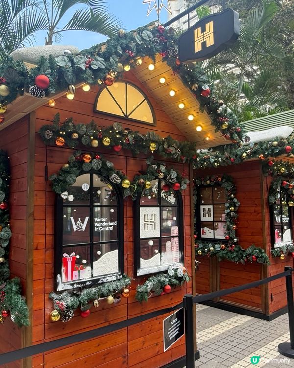 🎄 皇后像廣場聖誕亮點：冬日小鎮小木屋市集🎄