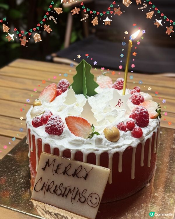 今個聖誕蛋糕由Agnès b. 承包💕💕