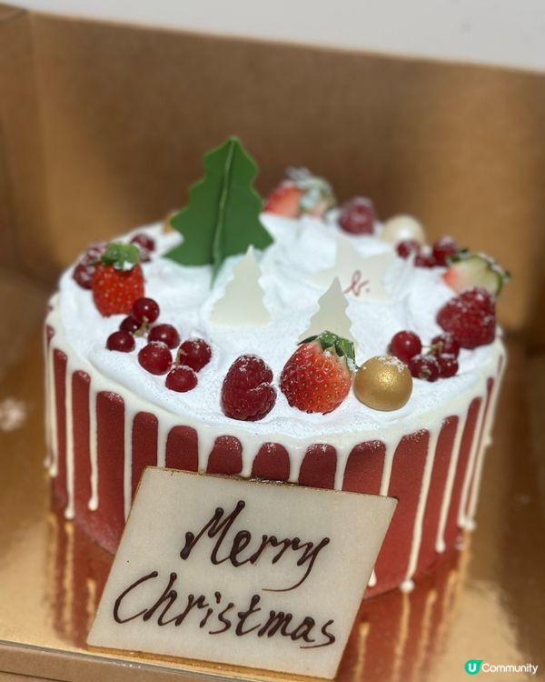 聖誕蛋糕推介🎂 夢幻雪白超好味！😋