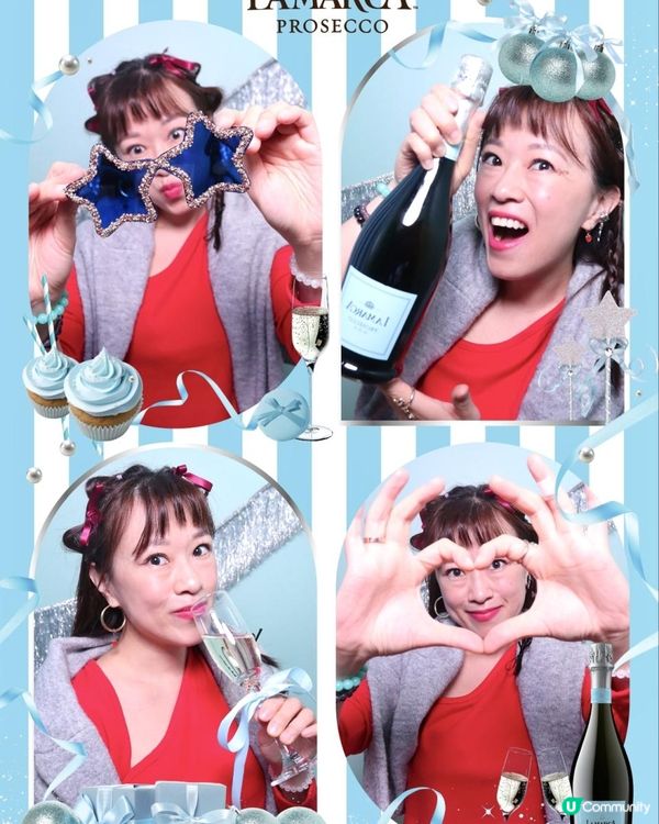 🥂聖誕要飲靚相！ 來玩人生四格🤳