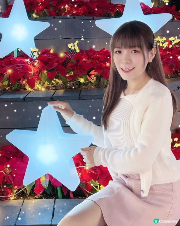 🌺全城至紅聖誕花海❤️!新都會廣場｢星耀綻紅聖誕｣🎄
