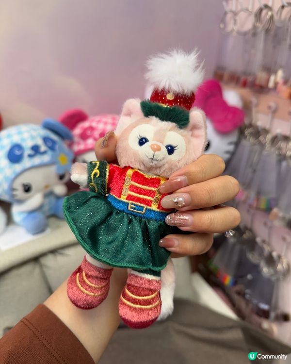 聖誕美甲💅🏻菱格紅底閃爆你✨！