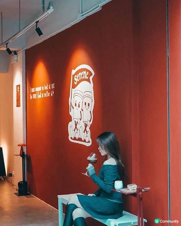  聖誕氣氛滿滿的 Serene Coffee