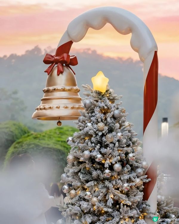 深圳深業上城聖誕小鎮必去🎄超巨型白色毛絨熊打卡影相勁可愛🧸