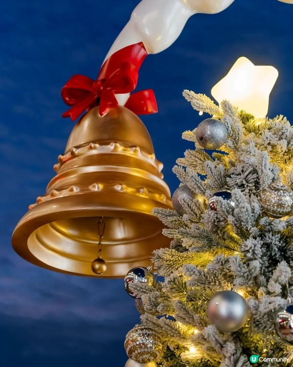 深圳深業上城聖誕小鎮必去🎄超巨型白色毛絨熊打卡影相勁可愛🧸