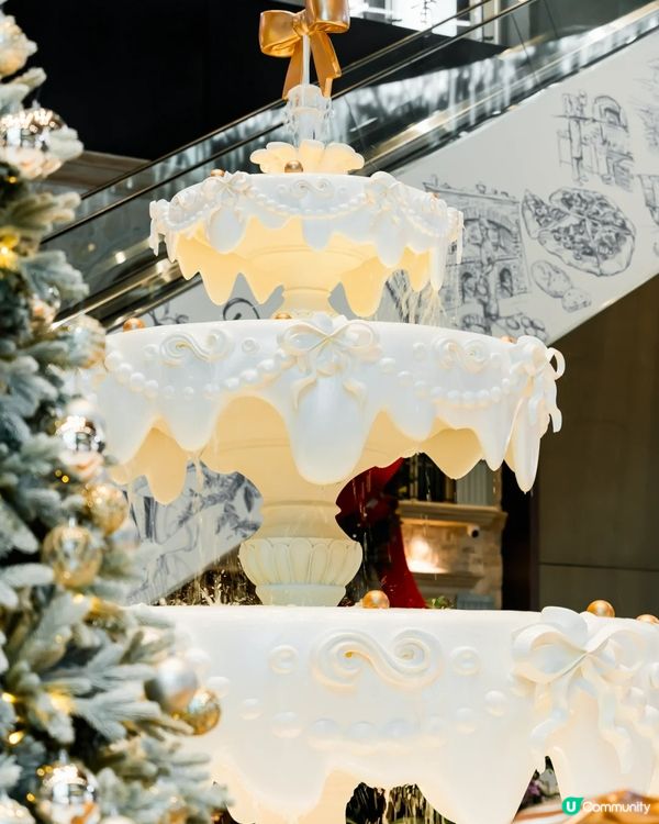 深圳深業上城聖誕小鎮必去🎄超巨型白色毛絨熊打卡影相勁可愛🧸