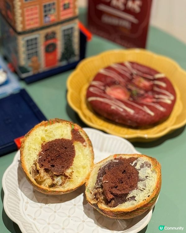 聖誕打卡必食‼️🧶牛角波波球🥐😋 