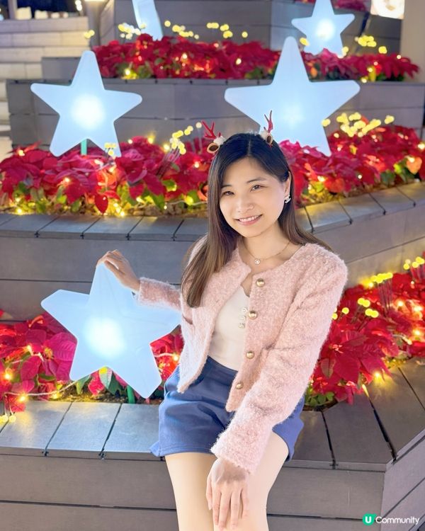 🌺新都會廣場「星耀綻紅聖誕」🌺