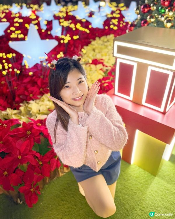 🌺新都會廣場「星耀綻紅聖誕」🌺