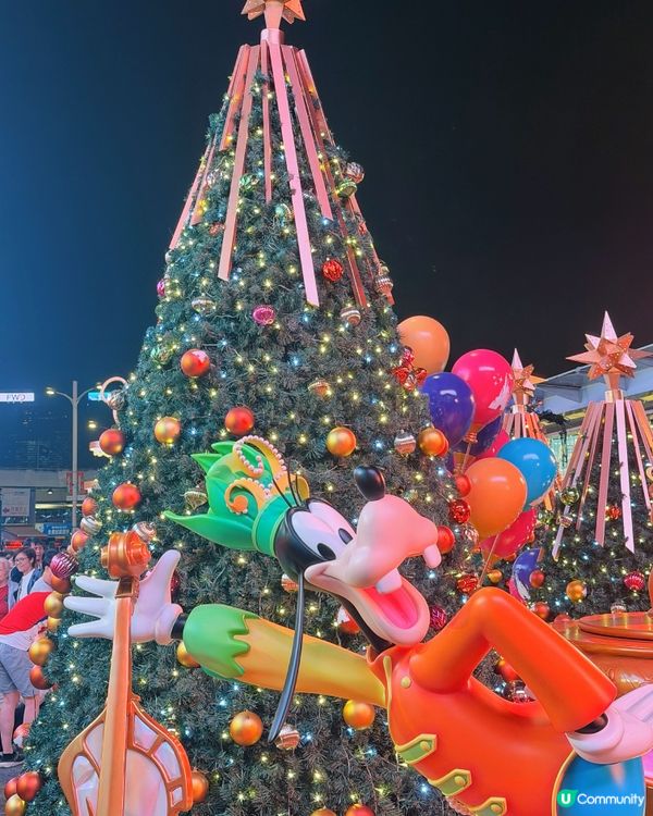 尖沙咀聖誕熱點🎄迪士尼20周年夢幻裝飾