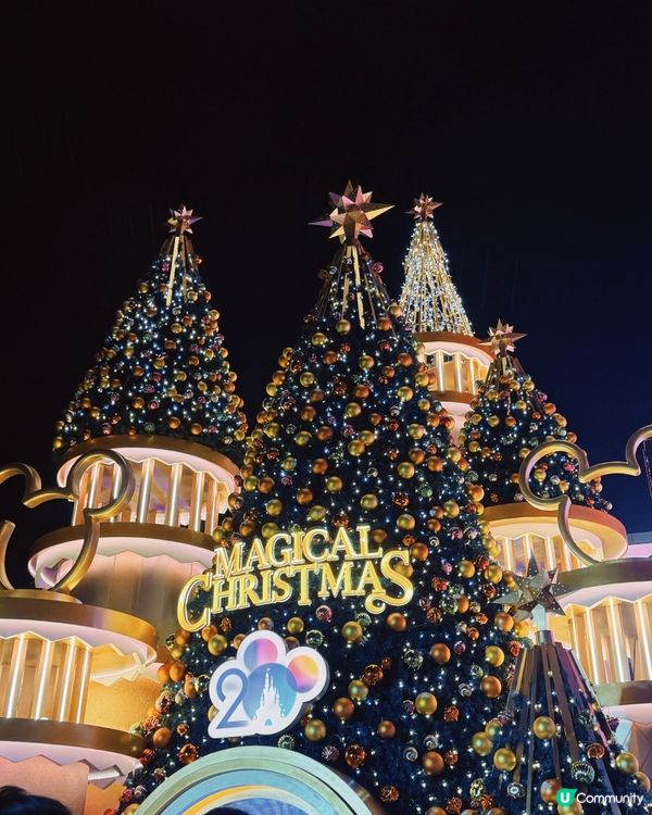 尖沙咀聖誕熱點🎄迪士尼20周年夢幻裝飾