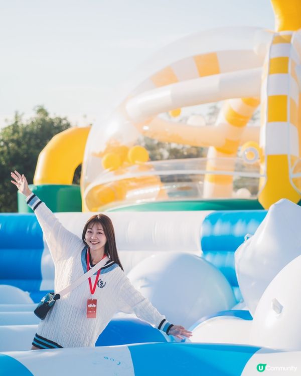 全港最大充氣樂園!反轉波波池+40米競技賽道