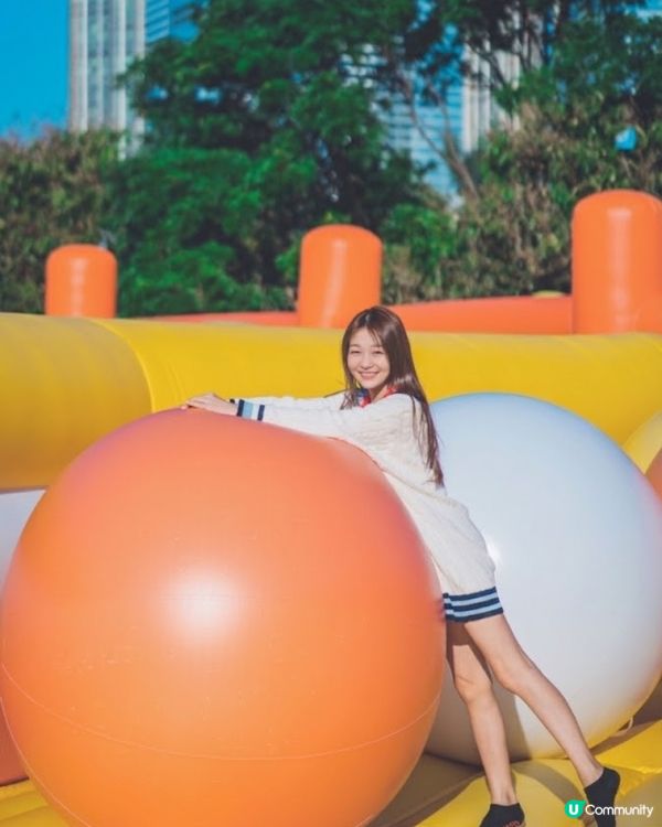 全港最大充氣樂園!反轉波波池+40米競技賽道