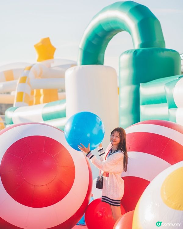 全港最大充氣樂園!反轉波波池+40米競技賽道