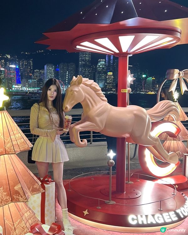 聖誕必飲！霸王茶姬可可烏龍奶茶 🎄🍵 嚟星光大道打卡