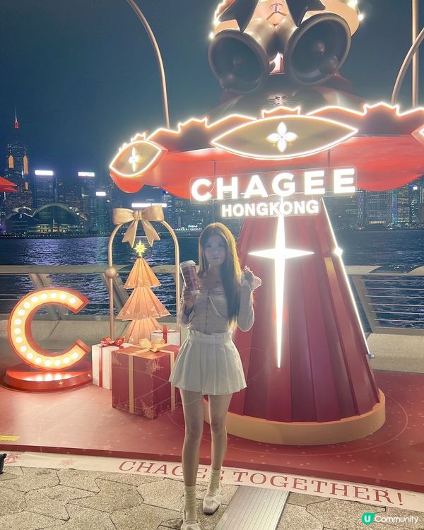 聖誕必飲！霸王茶姬可可烏龍奶茶 🎄🍵 嚟星光大道打卡