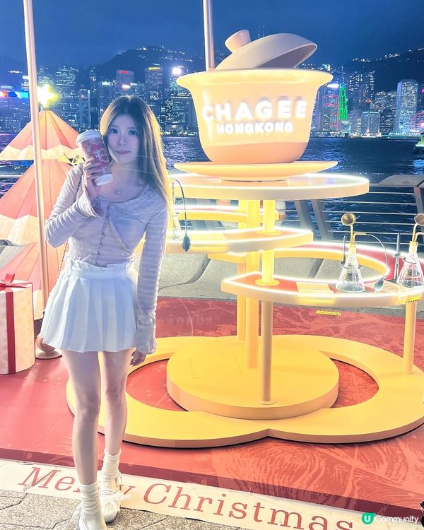 聖誕必飲！霸王茶姬可可烏龍奶茶 🎄🍵 嚟星光大道打卡