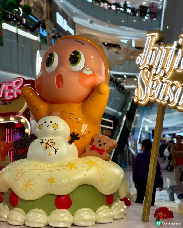 旺角新世紀聖誕打卡點！泡泡馬特星星人陪你甜到爆🌟！