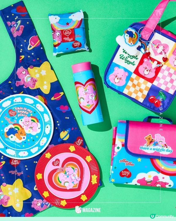 被稱為日本生活雜貨店PLAZA史上最強聯名？wiggle wiggle×Care Bears 12.26限量發售