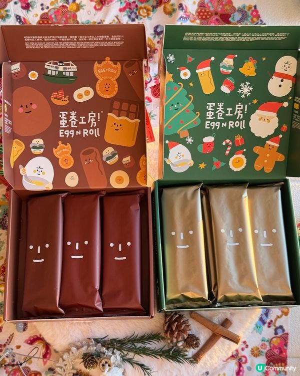 工展會掃貨！蛋卷工房聖誕限定🎁！ #香港製造