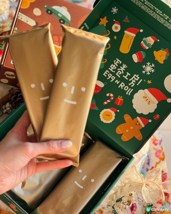 工展會掃貨！蛋卷工房聖誕限定🎁！ #香港製造