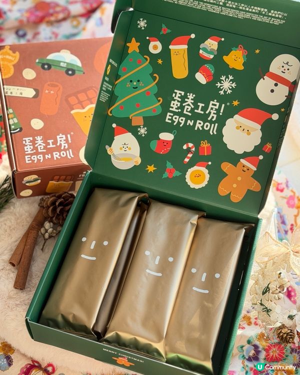 工展會掃貨！蛋卷工房聖誕限定🎁！ #香港製造