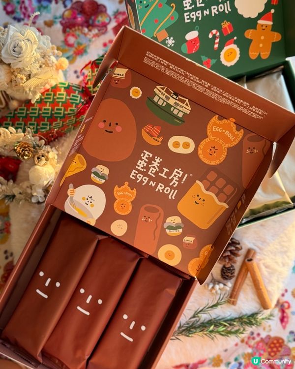 工展會掃貨！蛋卷工房聖誕限定🎁！ #香港製造