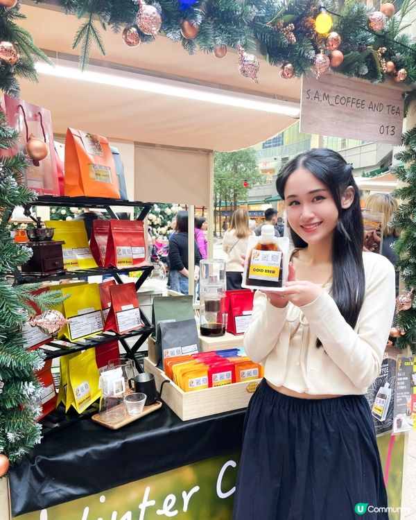 荃新天地聖誕咖啡市集🎄！咖啡控必衝☕️