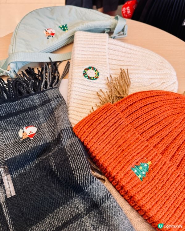 聖誕禮物🎁刺繡服務！獨一無二！🧣🧤✨