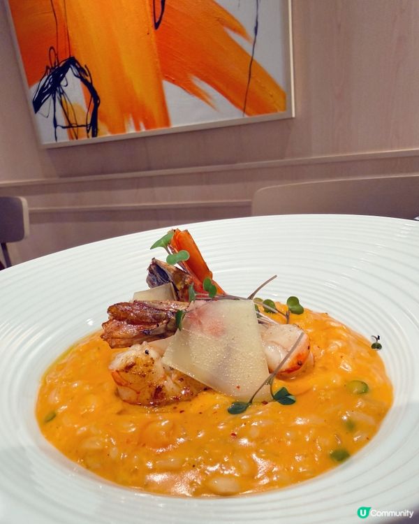 黑魚子醬天使麵😋紅蝦意大利飯超正！🤤