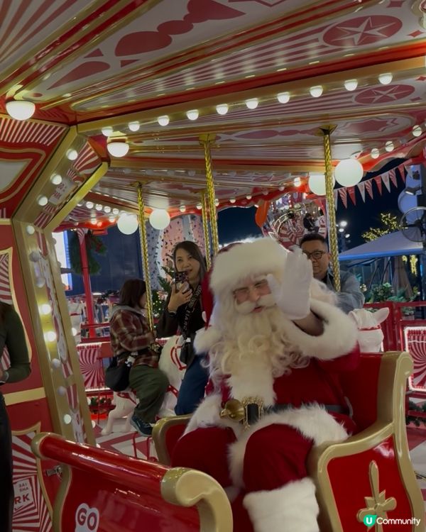 Go Park有旋轉木馬🎠➕聖誕老人🧑‍🎄出沒