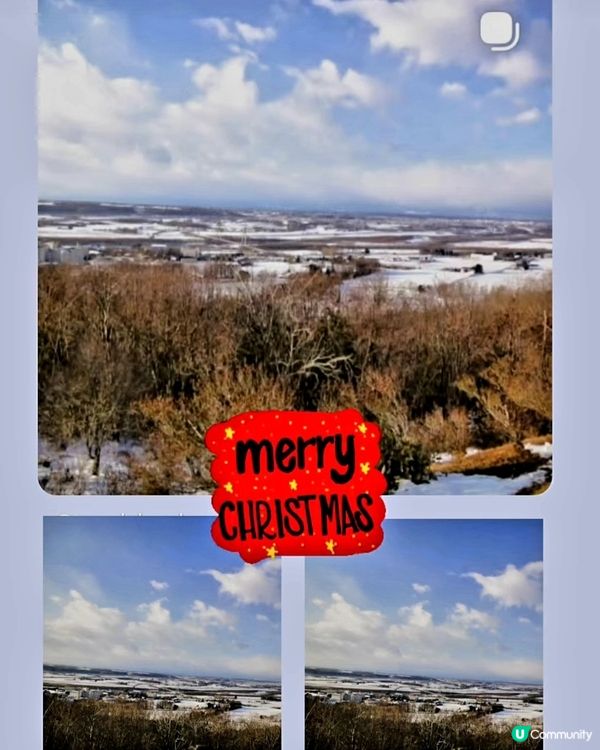 十勝丘展望台，360度靚景！🤩 聖誕快樂！🎄